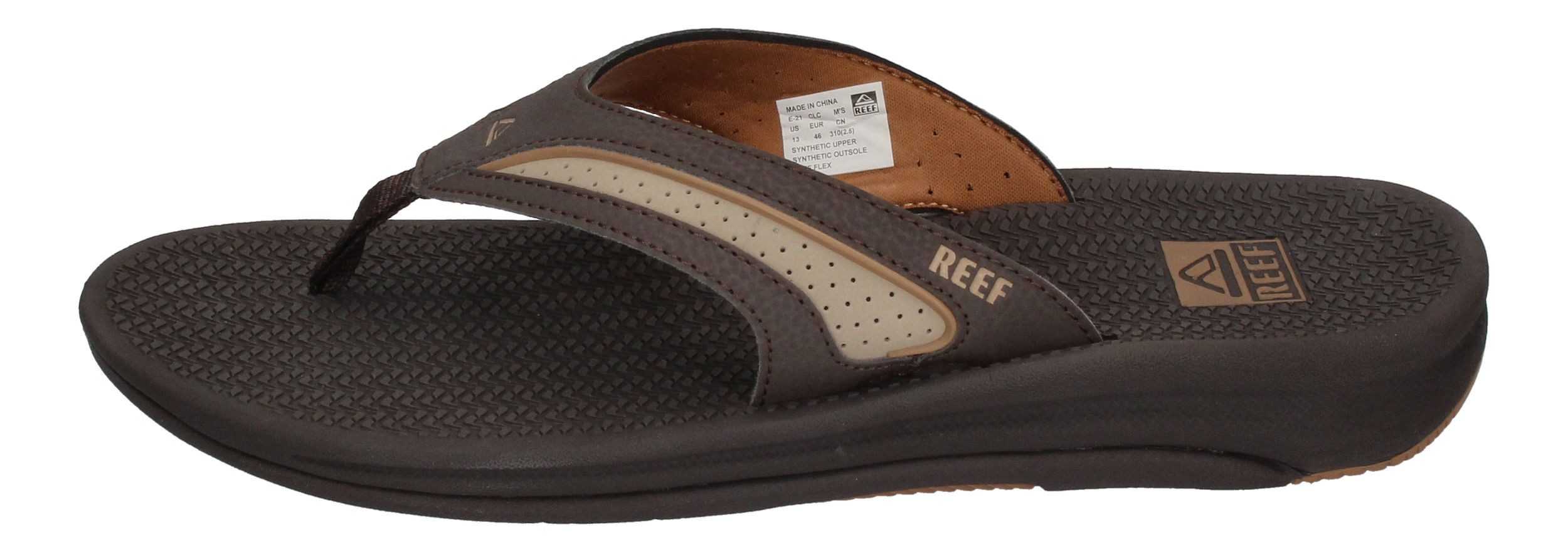 Reef Flex Zehentrenner Dark Brown Tan
