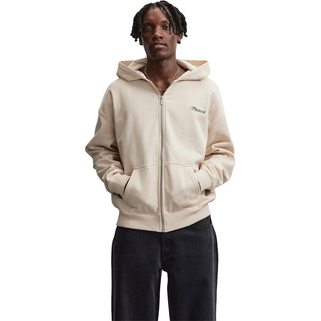 PEGADOR Hoodie Carloforte Oversized Sweat Jacket Carloforte Oversized Sweat Jacket