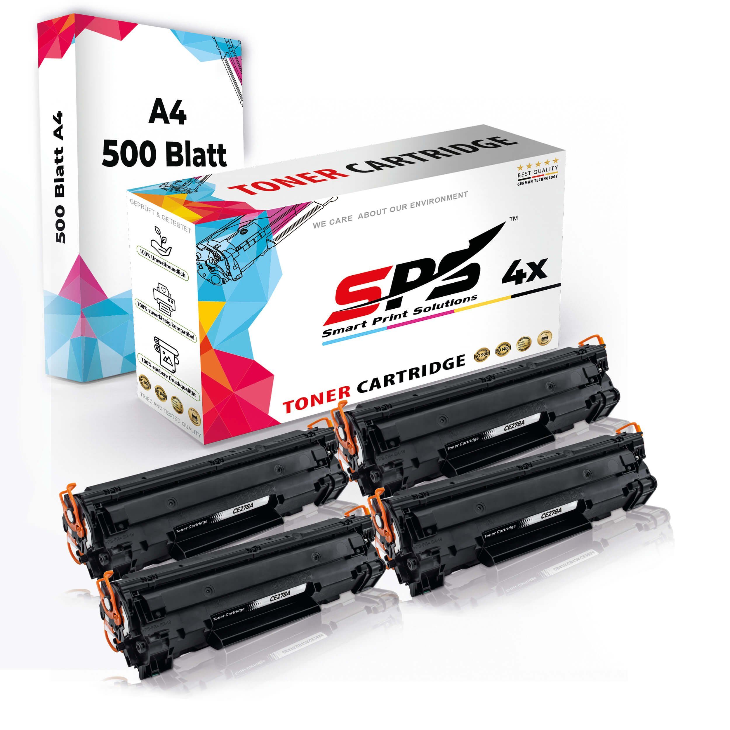 SPS Tonerkartusche Druckerpapier A4 + 4x Multipack Set Kompatibel für HP LaserJet Profess, (4er Pack)