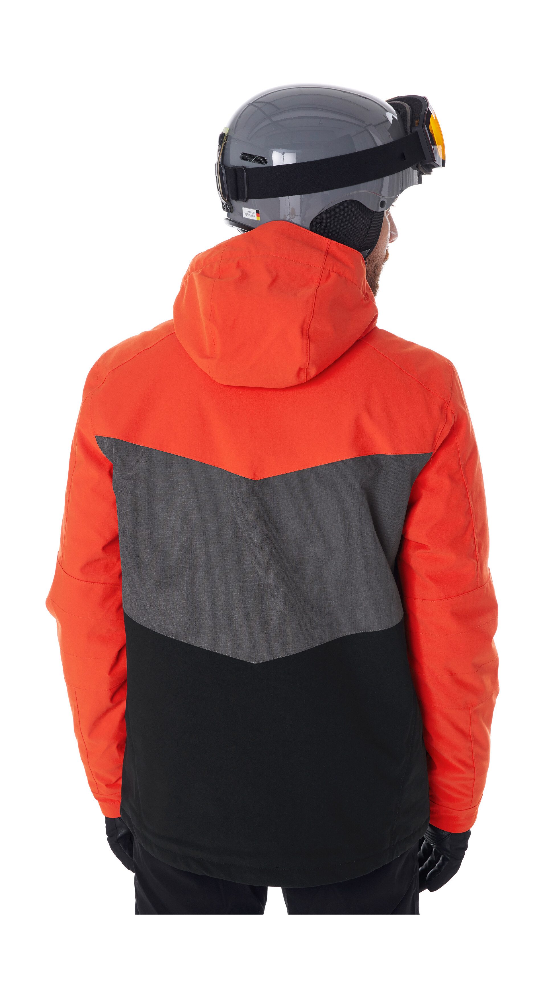 Killtec Skijacke KSW 45 MN SKI JCKT Trendige, wasserdichte Skijacke mit abnehmbarer Kapuze und Schneefang