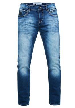 Rusty Neal Straight-Jeans TOYAMA mit coolen Kontrastnähten