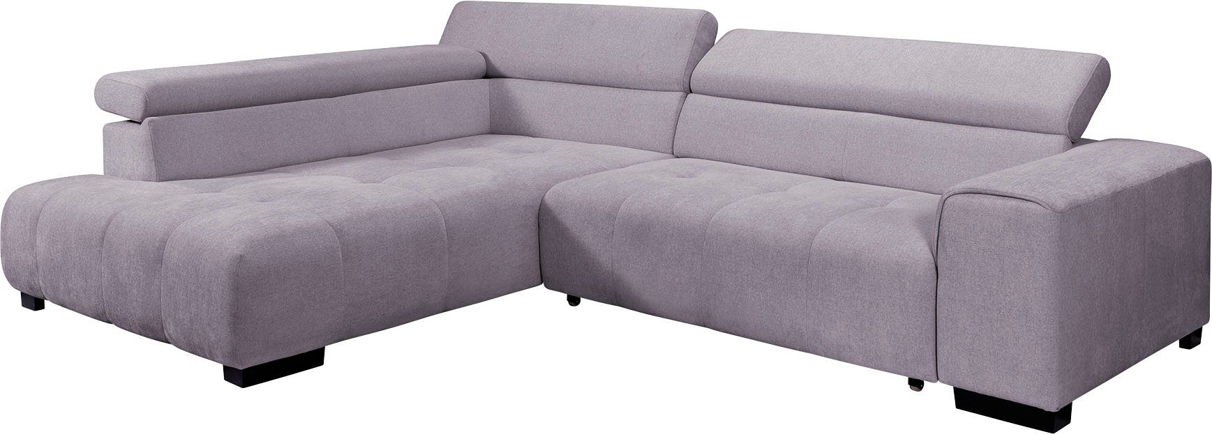 exxpo - Kopfstützen, sofa Kissen mit und 3 Ecksofa, mit wahlweise verstellbaren Bettfunktion fashion