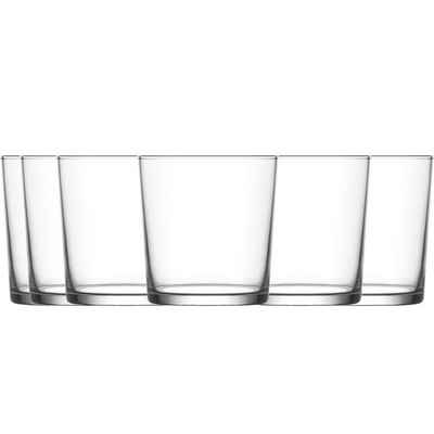 LAV Glas Wassergläser BDG386 6 tlg Trinkglas 345 ml, Glas