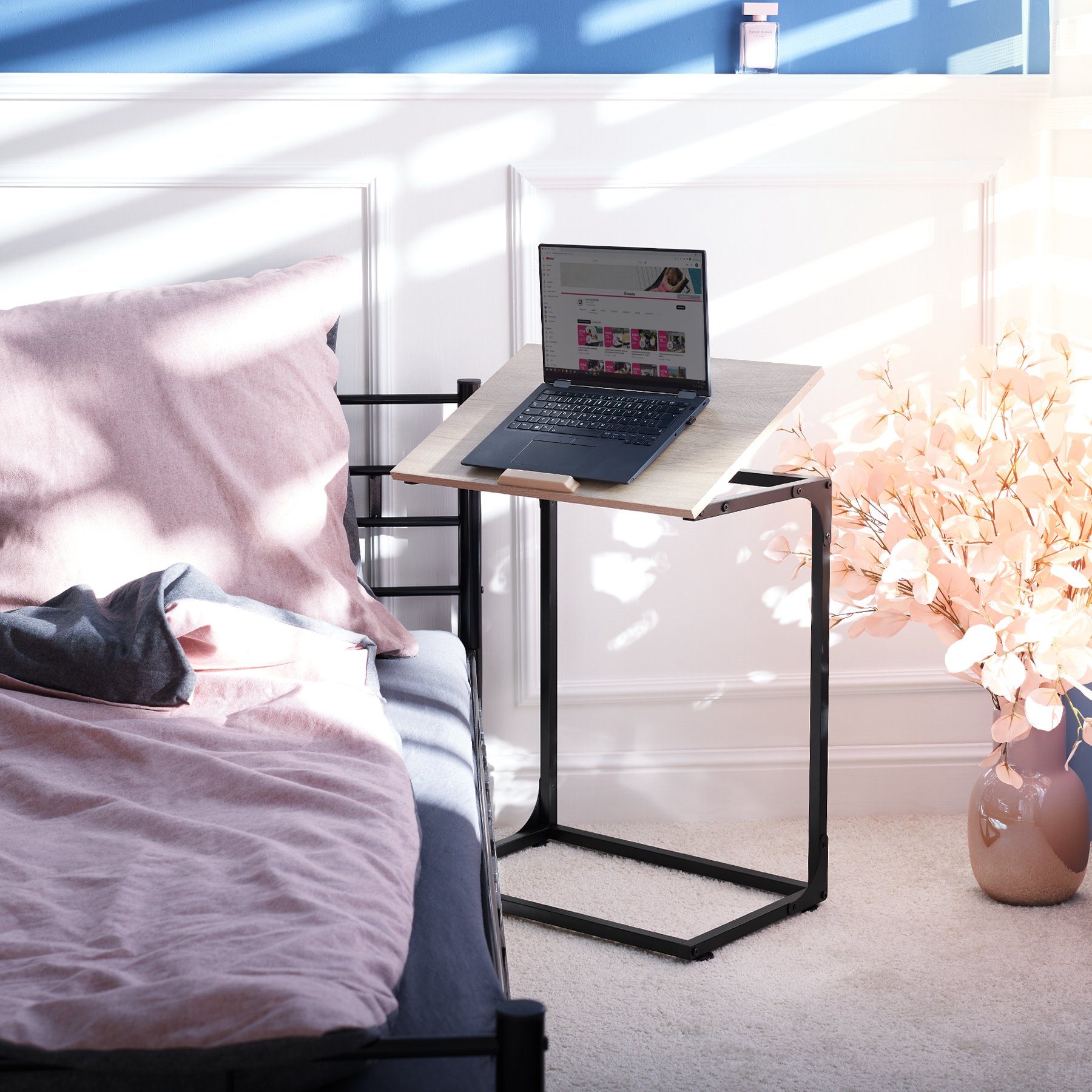 tectake Beistelltisch Couchtisch mit neigbarer Platte günstig online kaufen