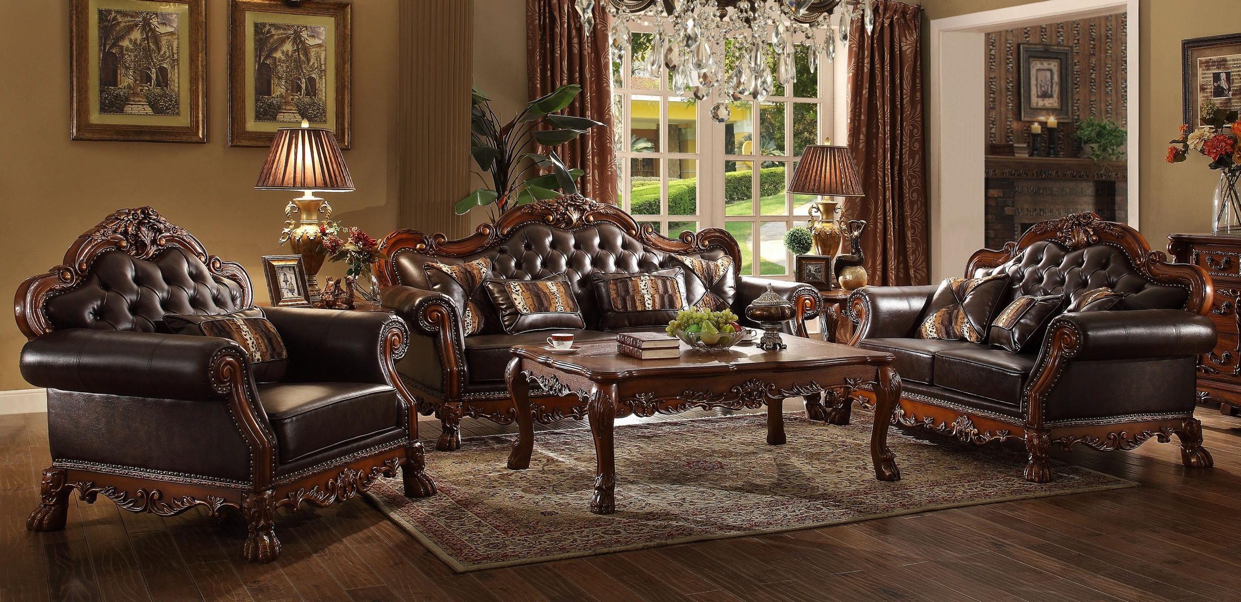 Xlmoebel Polstergarnitur Ledersofa 3+1+1 Sitzer Set Designersofa Couch Garnitur, (Polstergarnitur, 3-tlg., 3+1+1 Sitzer Set), Made in Europa