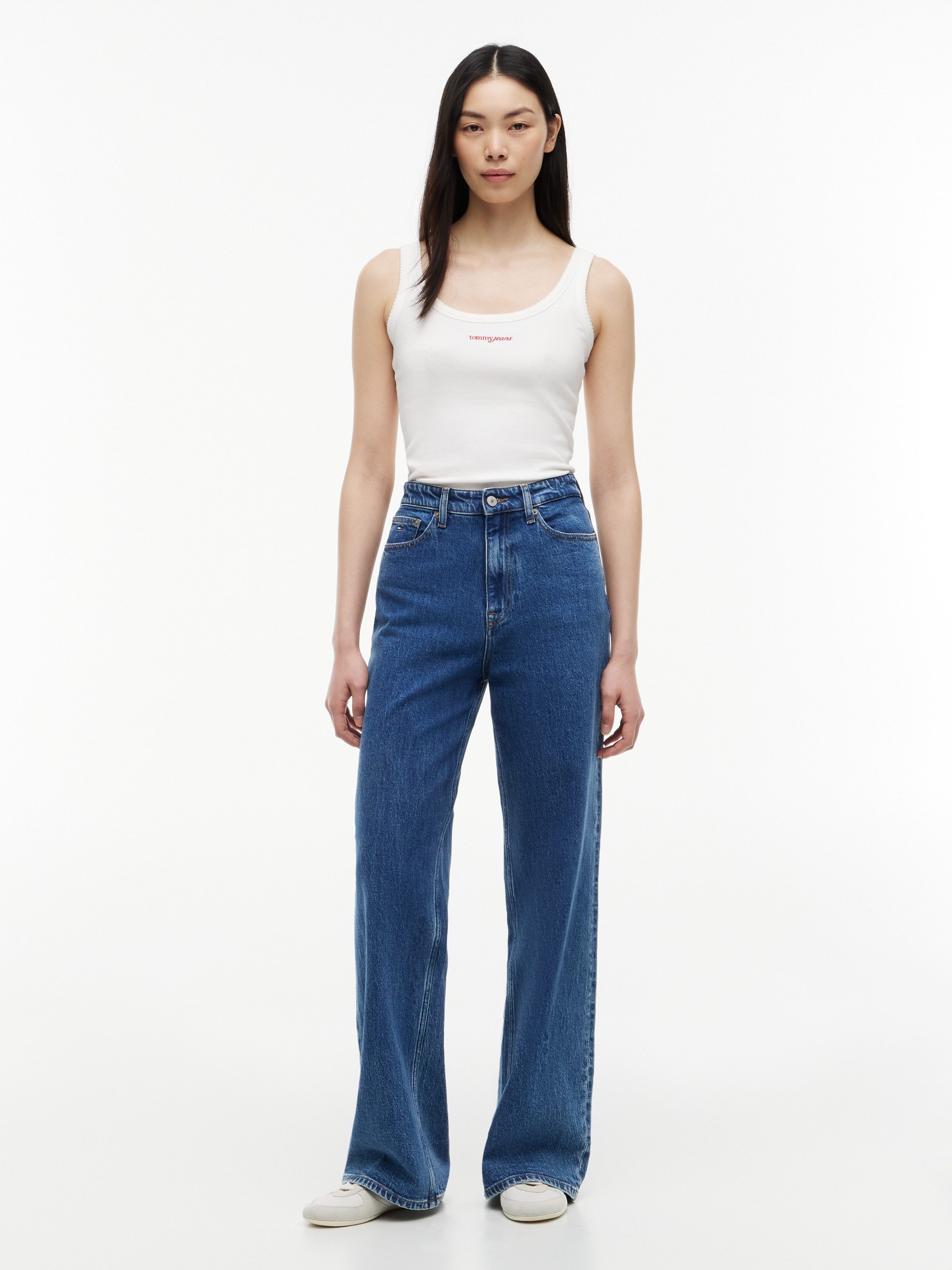 Tommy Jeans High-waist-Jeans CLAIRE HR WIDE BJ4133 Baumwollmischung, lässig geschnitten