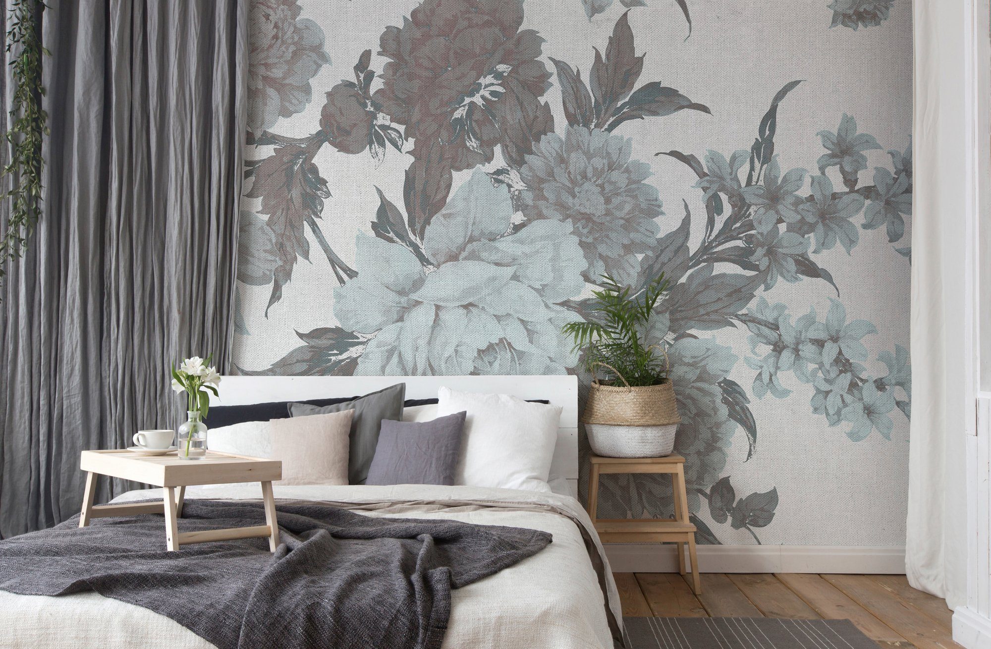Architects Paper Fototapete Atelier 47 Flowers 1, glatt, floral, (4 St), Vlies, Wand, Schräge, Decke