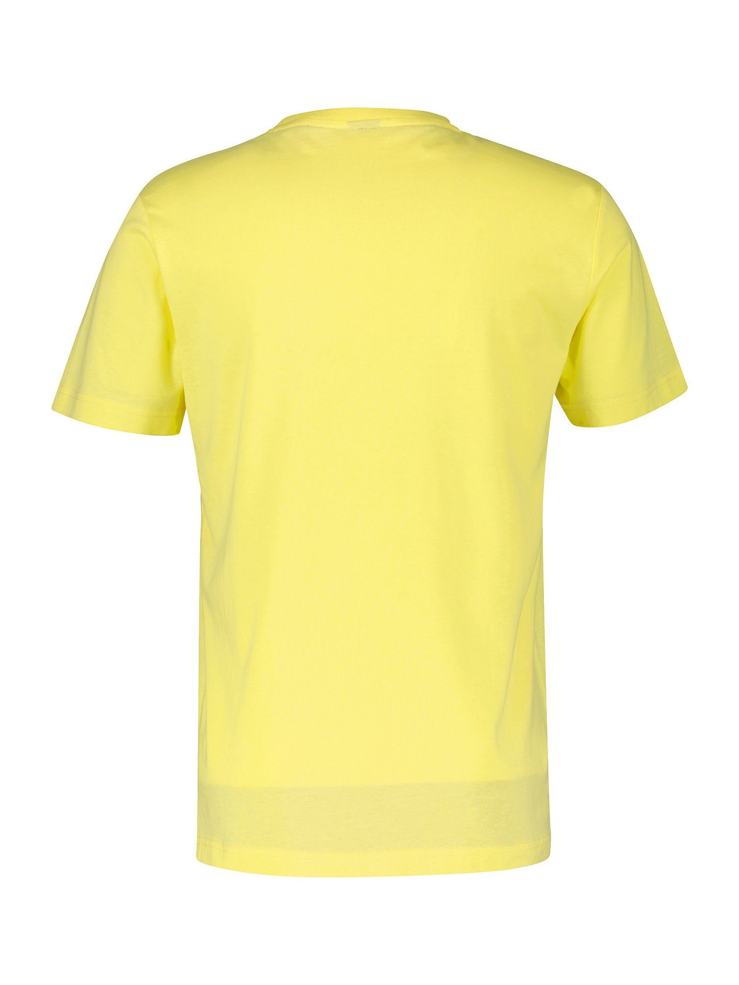 LEMON LERROS mit LERROS Print LERROS PURE T-Shirt T-Shirt