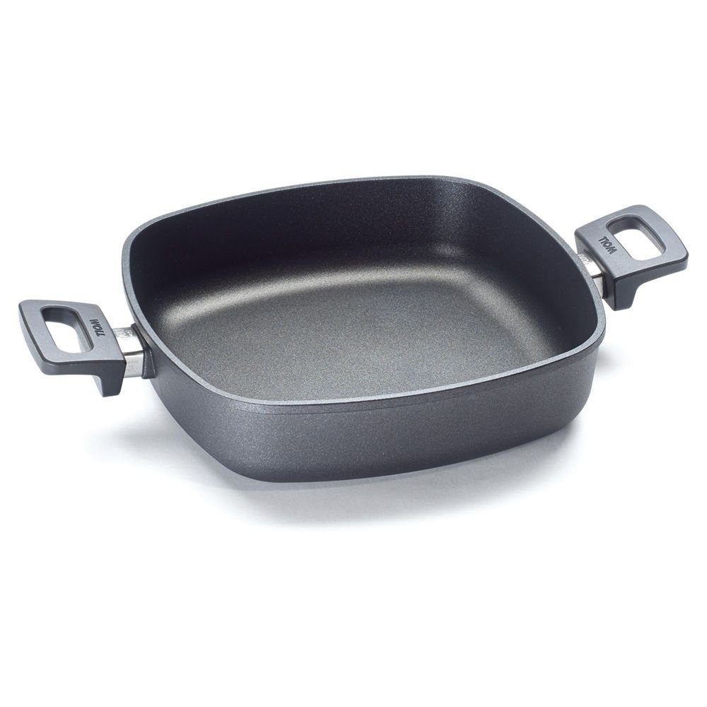 Woll Pfannen Bratpfanne Bratpfanne WOLL NOWO TITANIUM LBH 28x28x7 cm grau Pfannen-Set Pfanne