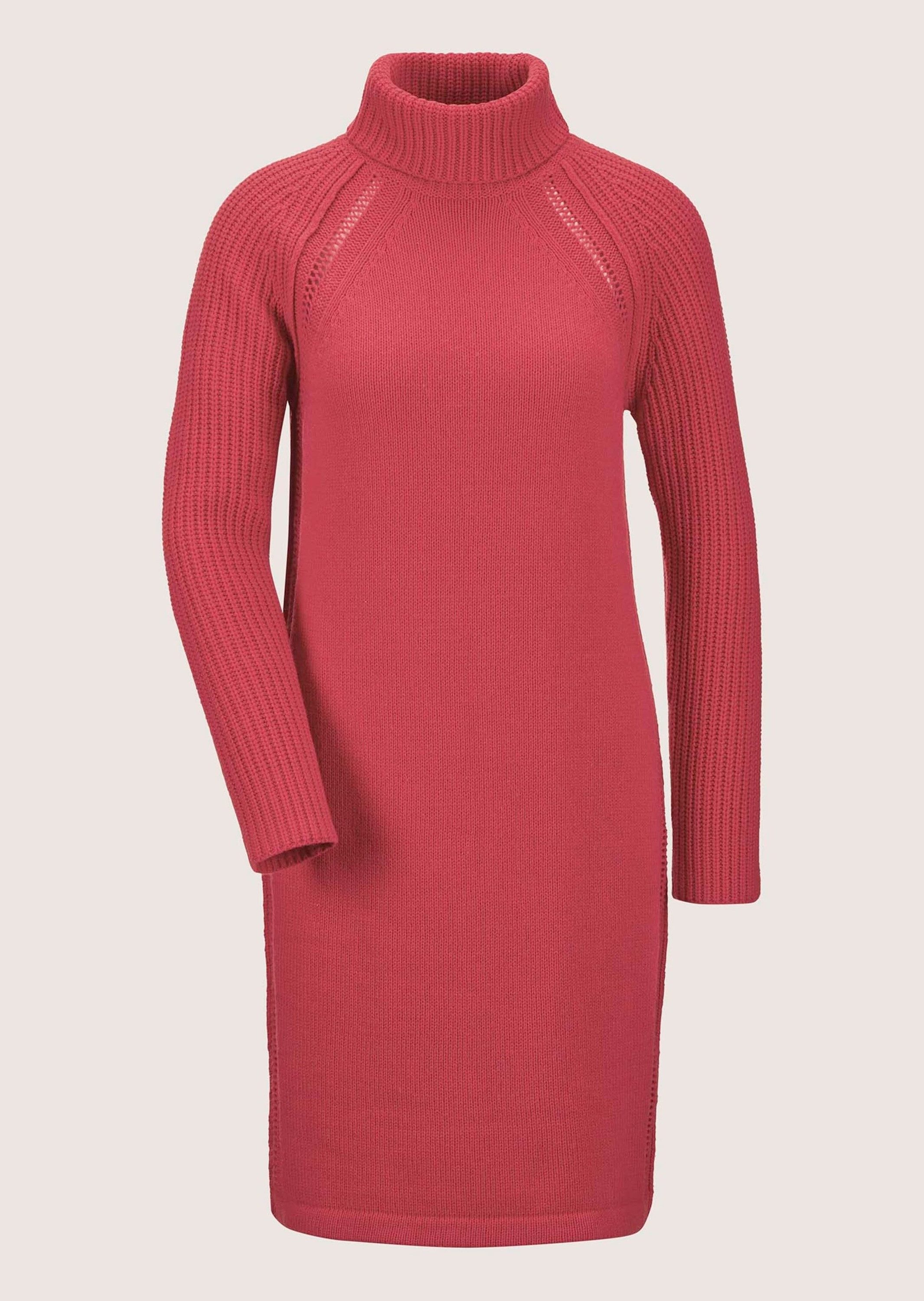 Strickkleid Strickkleid im Struktur-Mix