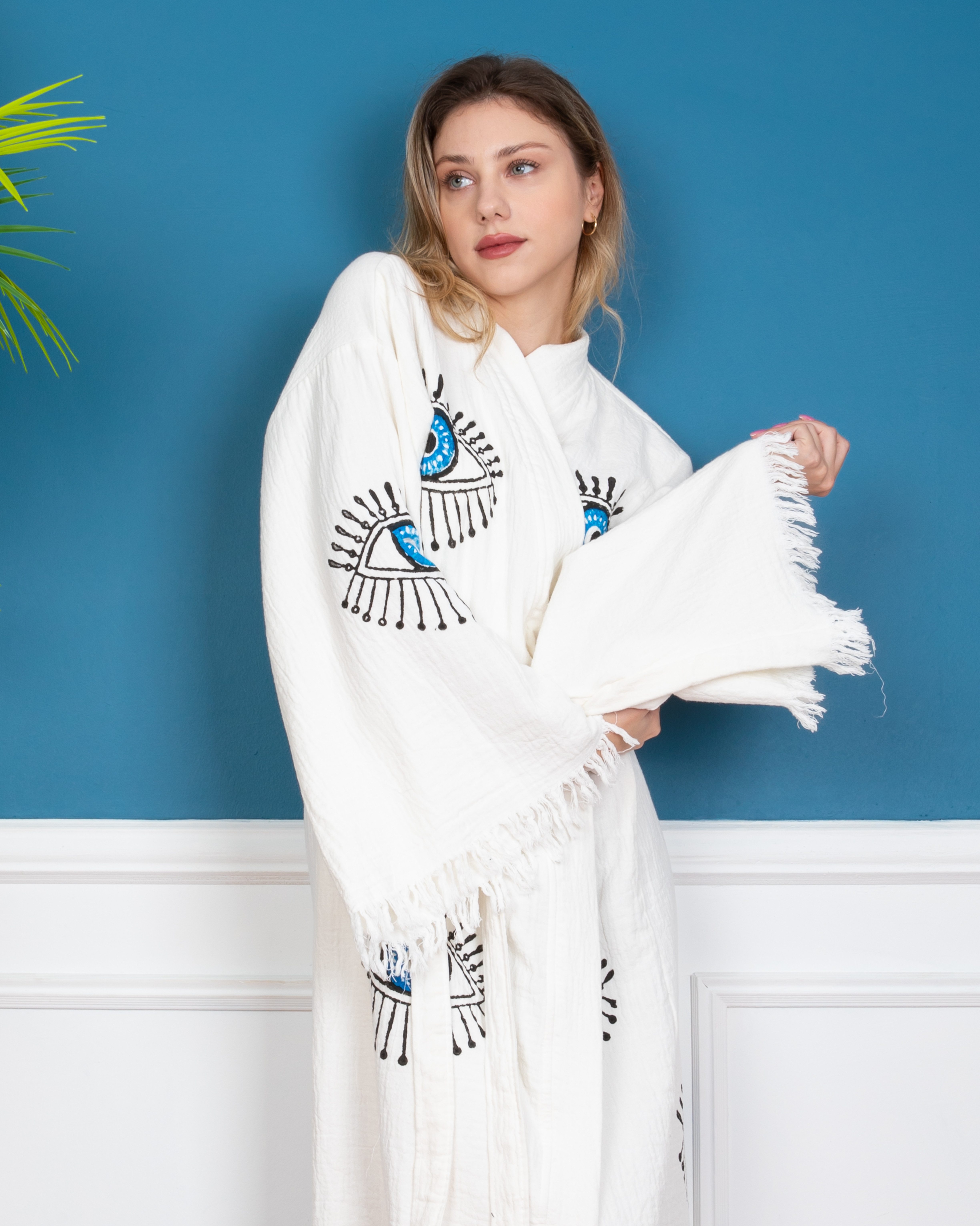Seyila Home Damenbademantel Morgenmantel / Bademantel/ günstig online kaufen