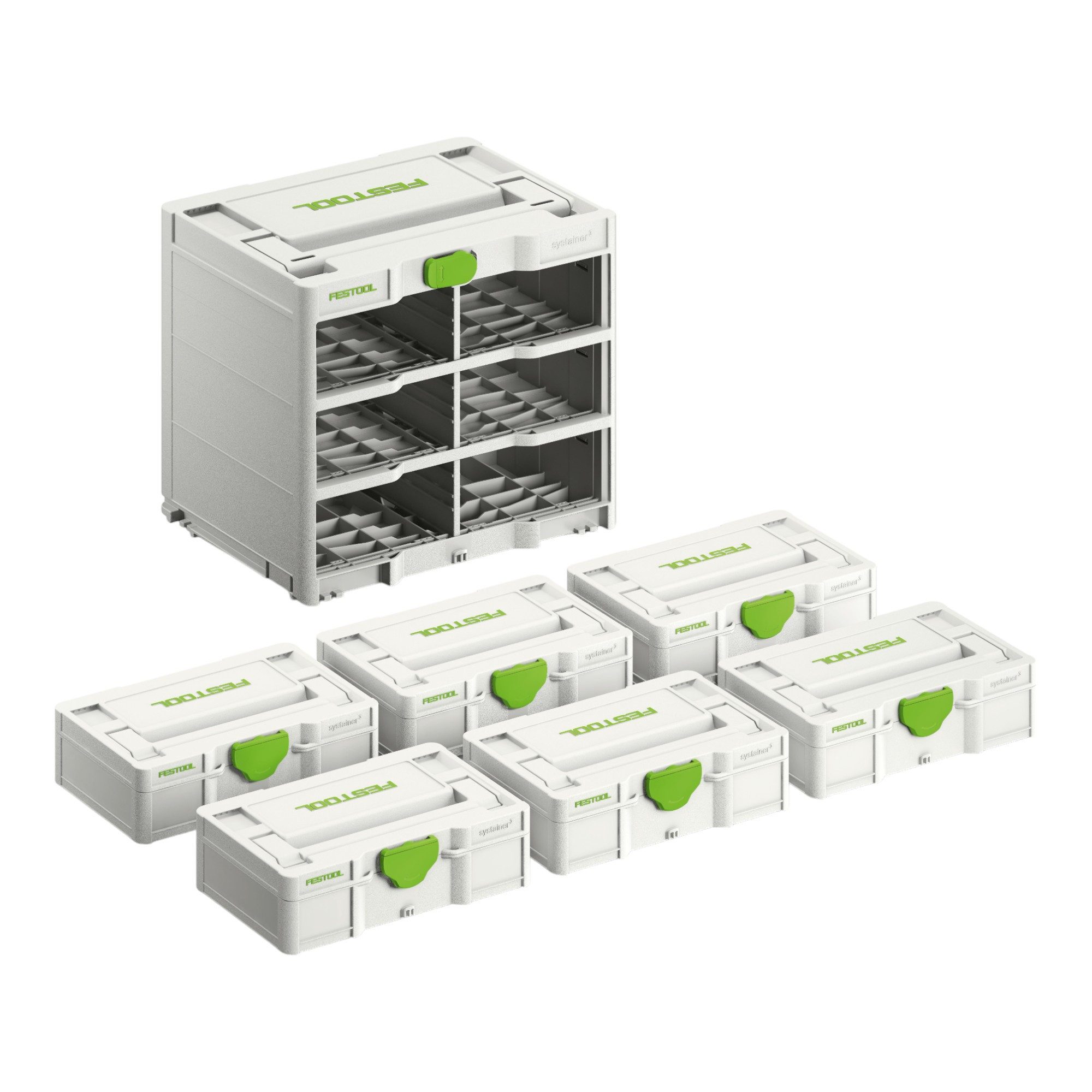 FESTOOL Werkzeugkoffer Rack SYS3-RK/6 M 337-Set Systainer³ 6 tlg. (577816)