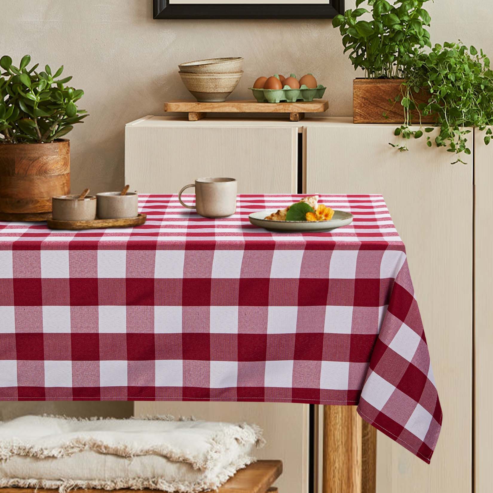 Tischdecke Tischdecke - Hochwertige Tischdecke kariert Farbe und Größe wählbar