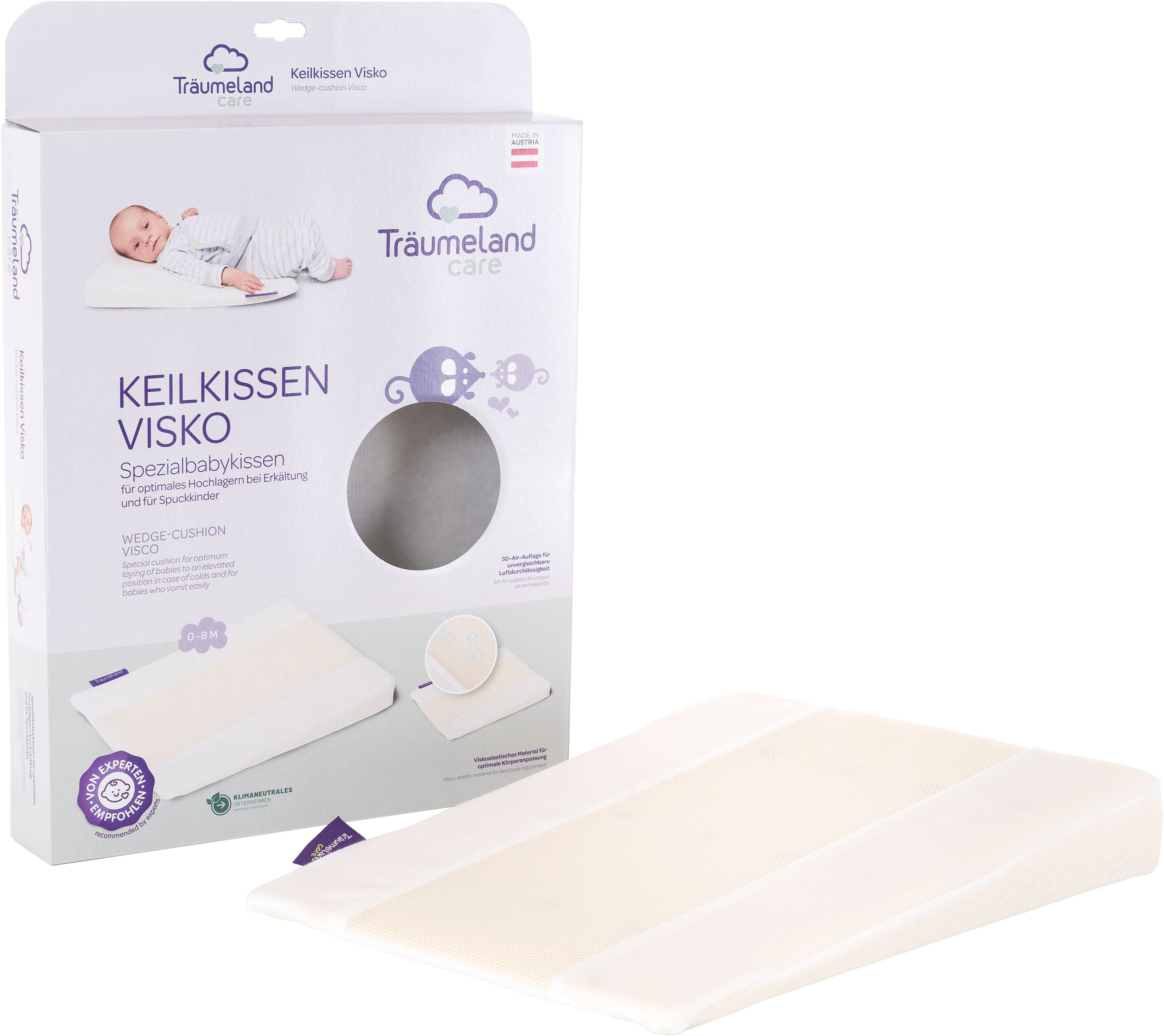 Träumeland Babykissen care KEILKISSEN VISKO 32 x 40 cm (0 - 8 Monate) günstig online kaufen
