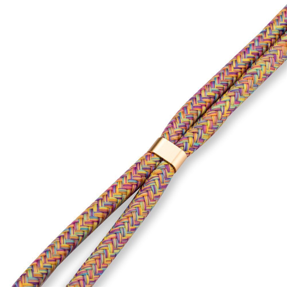 betterfon Handykette für Samsung Galaxy A03 Handyhülle mit Band & Kordel Bumper Rainbow, Hände frei – mit Silikonhülle & Schnur für flexiblen Alltag