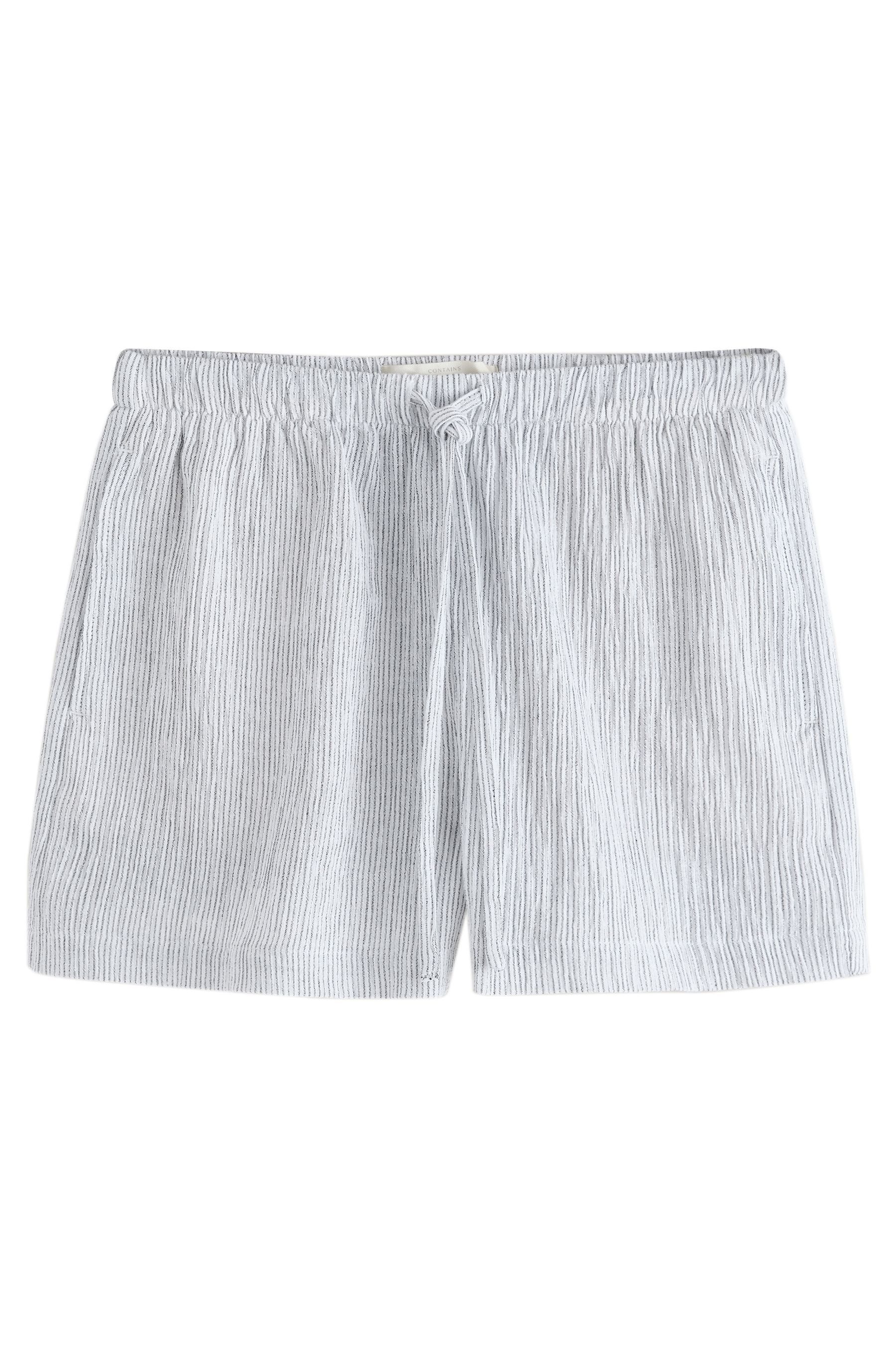 Shorts Strukturiert Shorts mit Leinenanteil