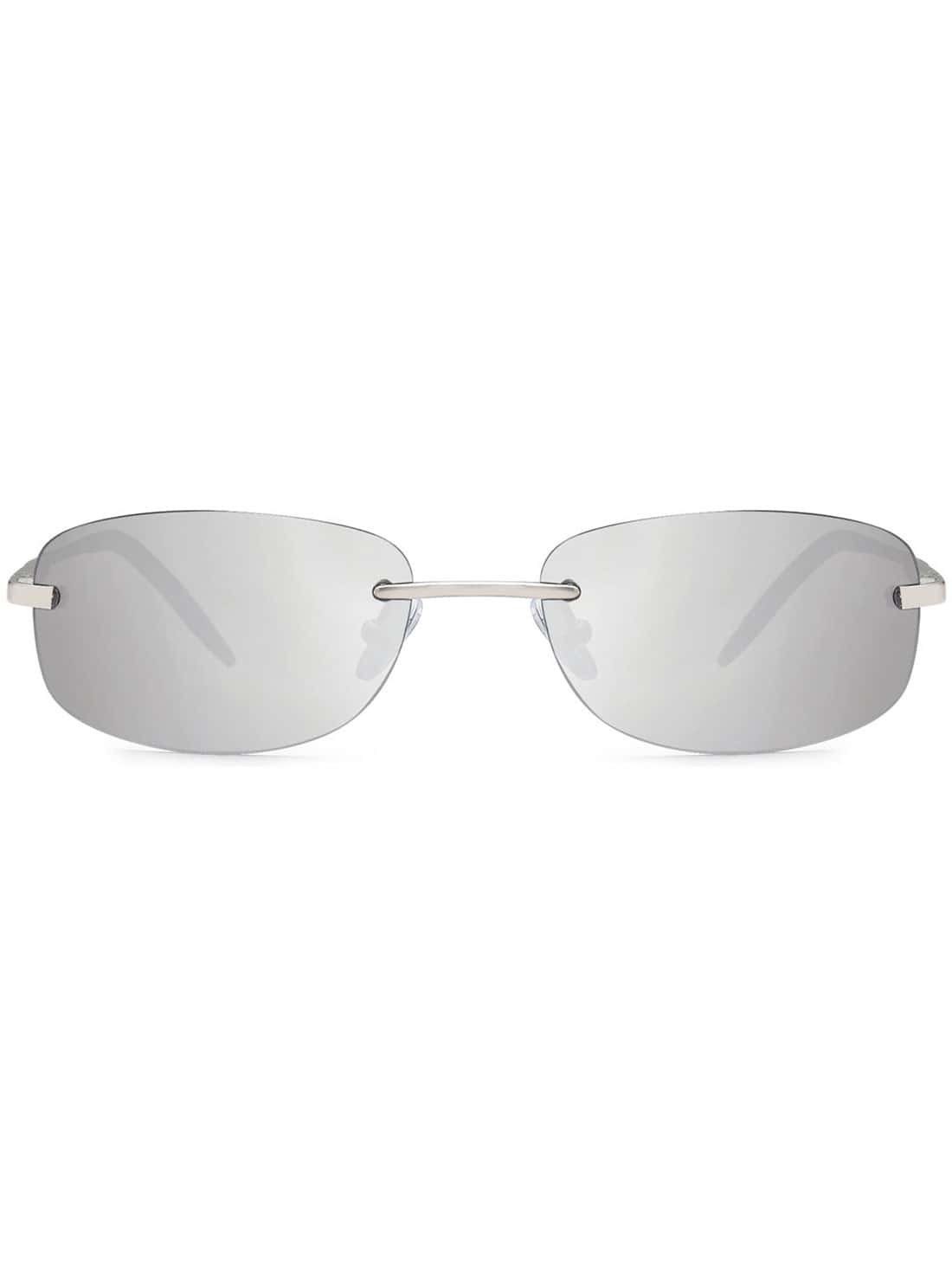 Eyewear Linsen Sonnenbrille schwarzen BEZLIT Desginer Silber Herren (1-St) Sonnenbrille mit