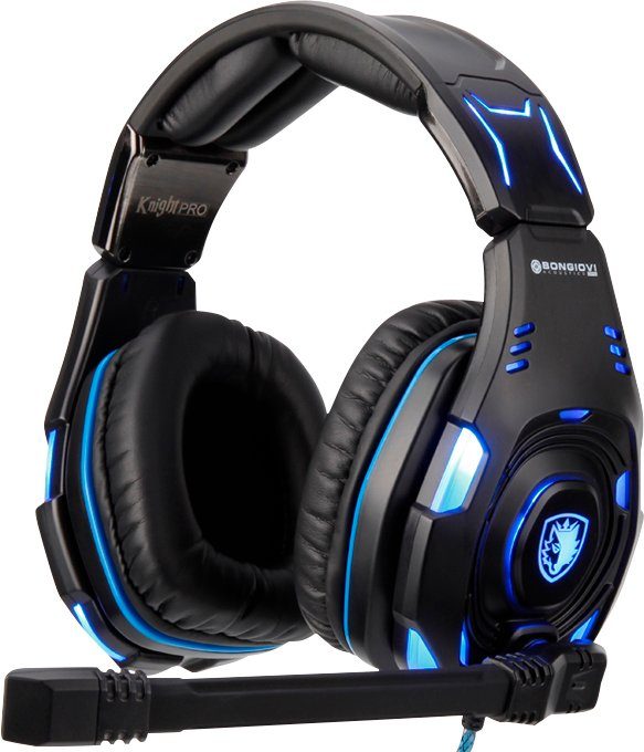 Sades Knight Pro SA-907Pro Gaming-Headset (Noise-Reduction, Kompatibel mit  PC, PS4, RGB-Beleuchtung, kabelgebunden)