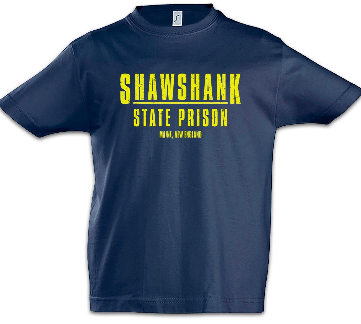 Print-Shirt Shawshank State Prison Kinder T-Shirt Die Zeichen Verurteilten Logo