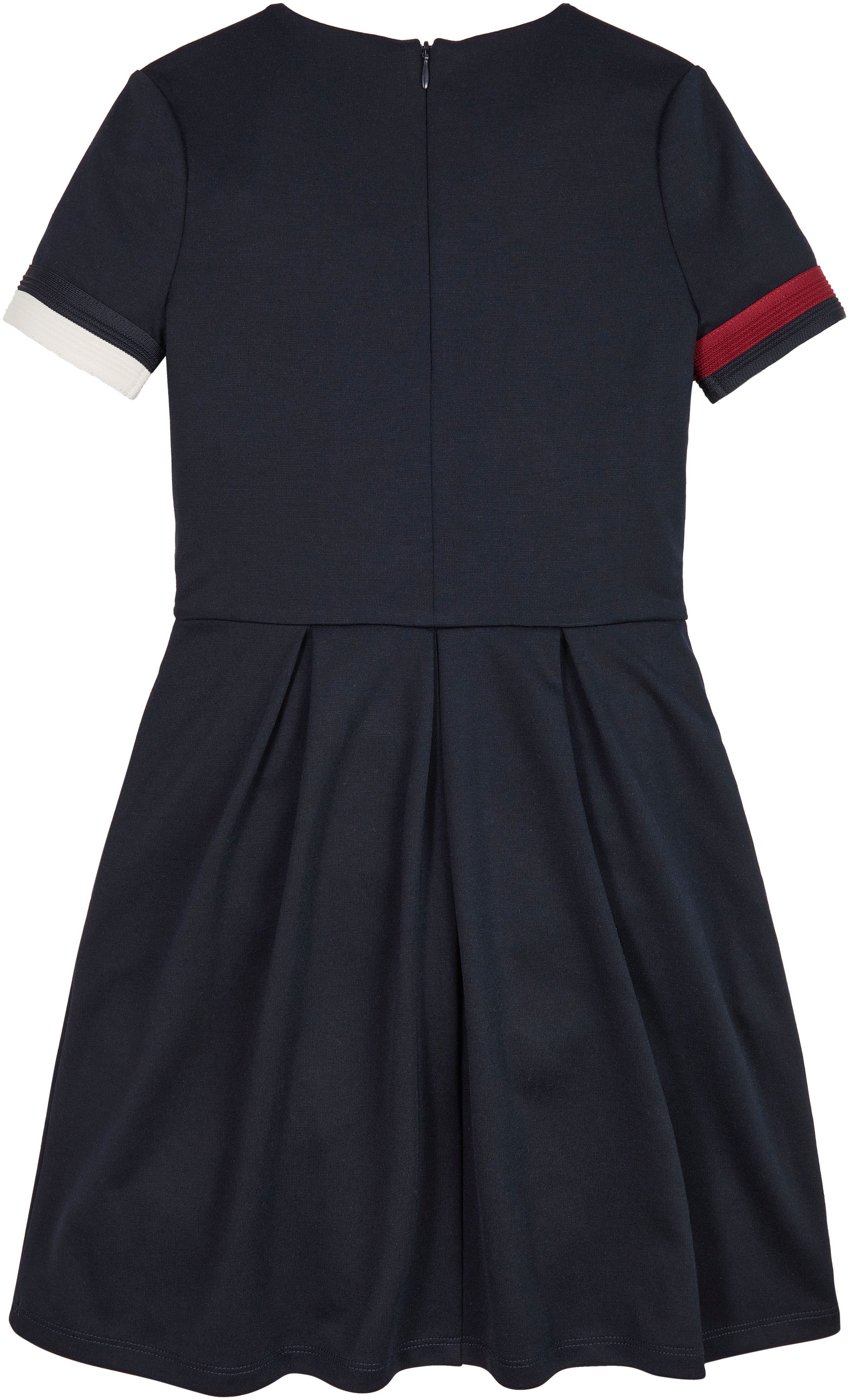 PUNTO Tommy Mädchen DRESS GLOBAL Kinder Blusenkleid Kids dunkelblau Hilfiger Junior MiniMe,für STRIPE