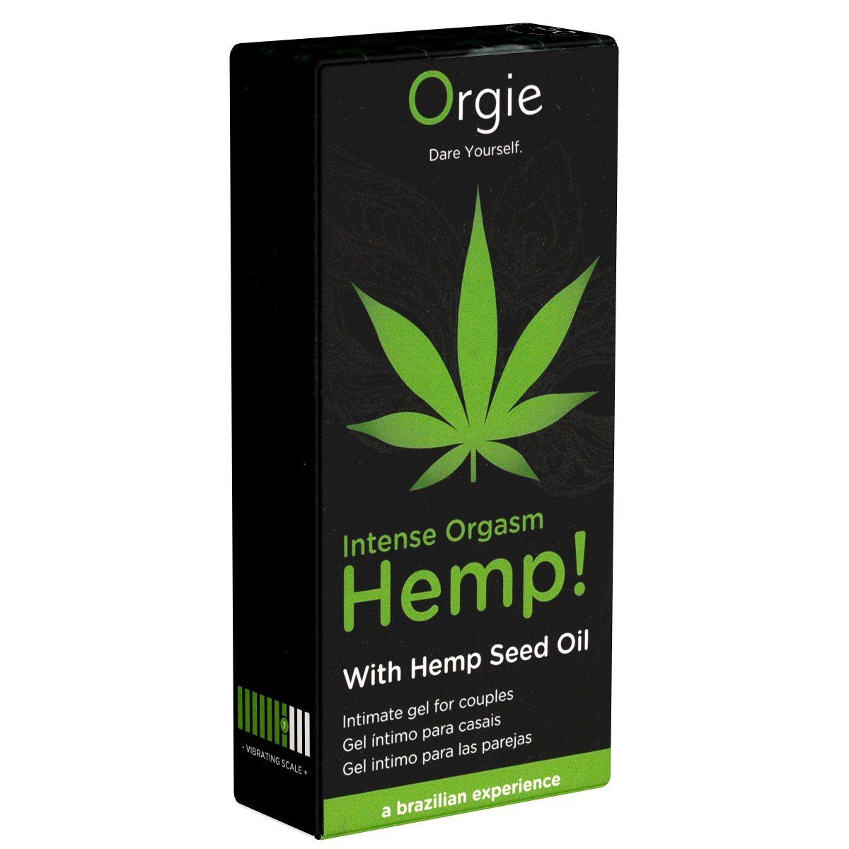 Orgie Stimulationsgel Hemp! Intense Orgasm - Intimate Gel for Couples, Flasche mit 15ml, vibrierendes und prickelndes Stimulationsgel