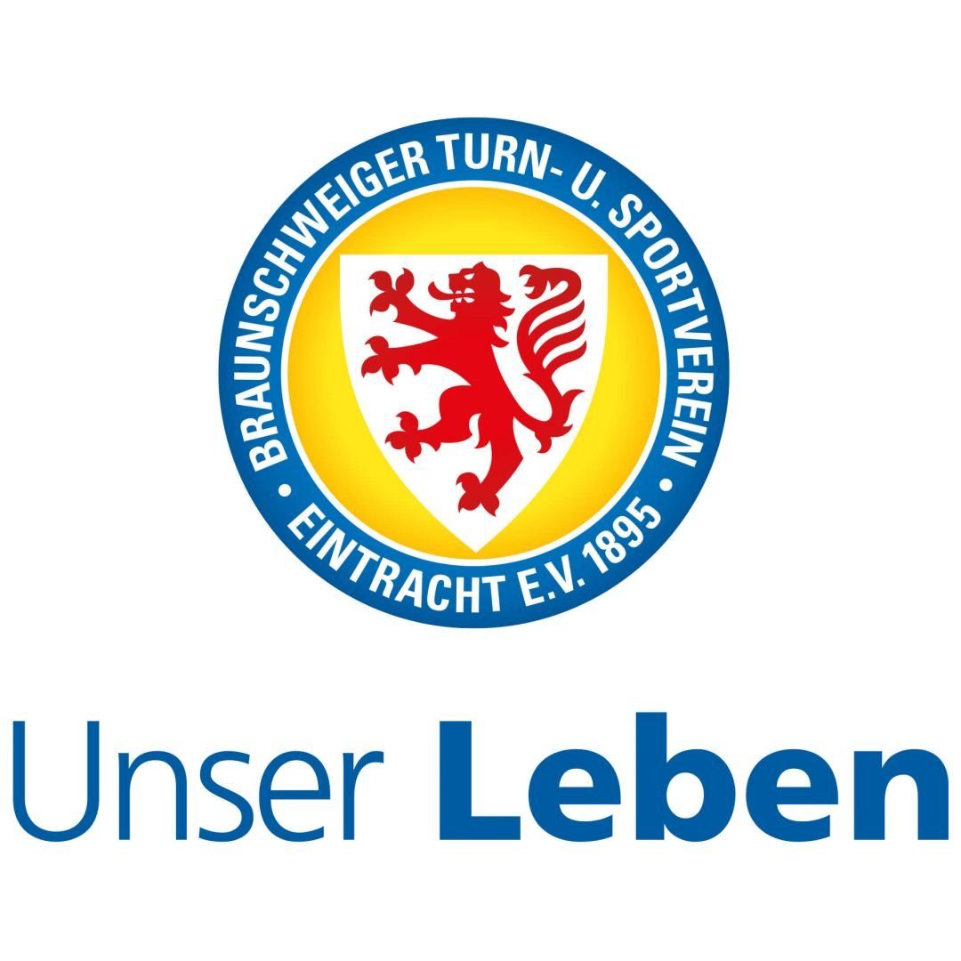 K&L Wall Art Wandtattoo Fußball Wandtattoo Eintracht Braunschweig Logo Unser Leben Löwenstadt, Wandbild selbstklebend, entfernbar