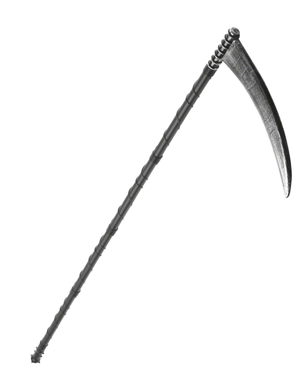 JADEO Kostüm Halloween Sense Sensenmann grau-schwarz 138cm