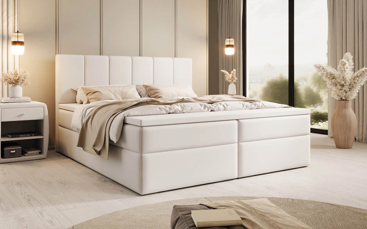 Luxusbetten24 Boxspringbett Aurelia Kunstleder, mit Stauraum – Bild 4 von 4