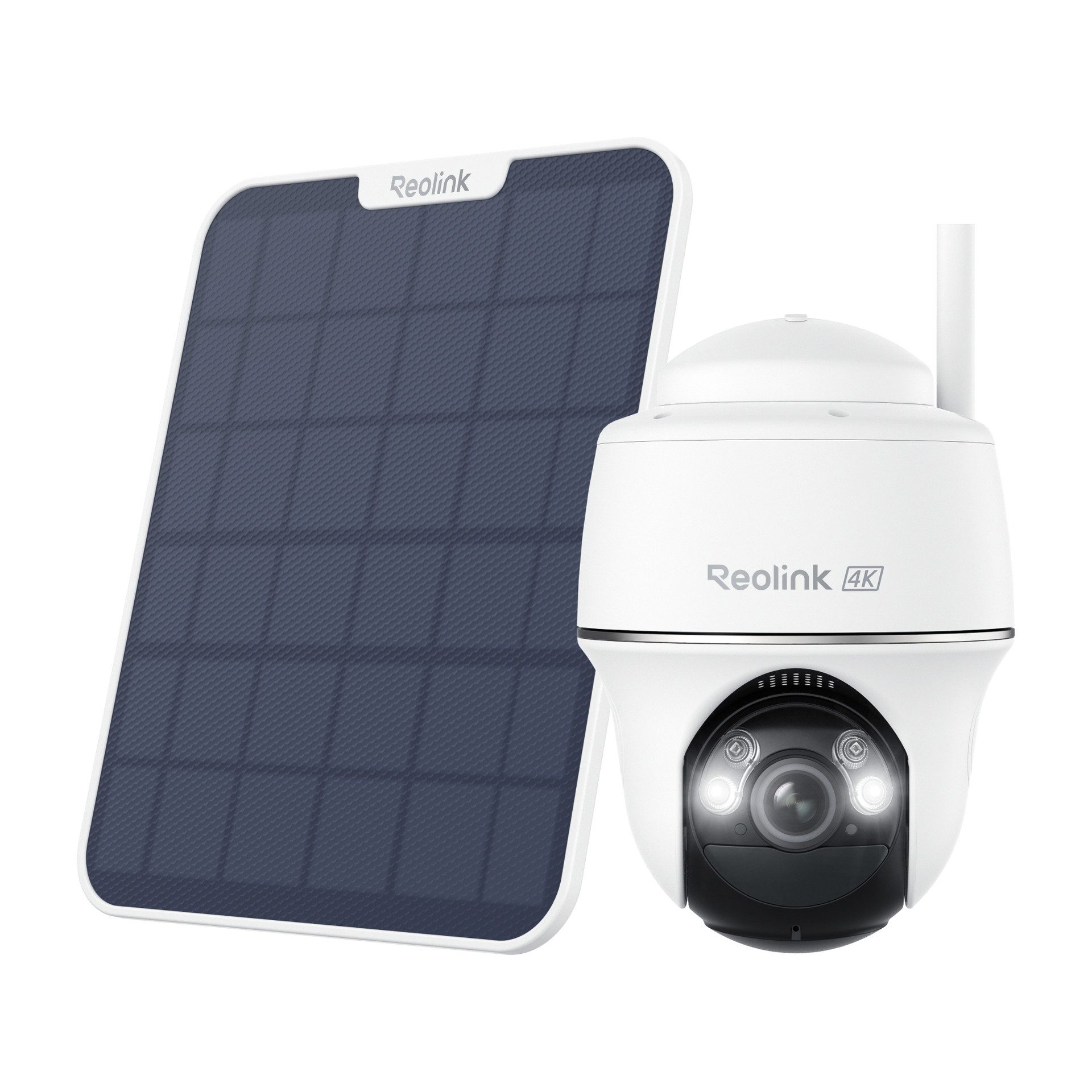 Reolink IP-Überwachungskamera Argus Series B440 + Solar Panel 2-W (Außenbereich, Set, Kamera + Solar Panel)