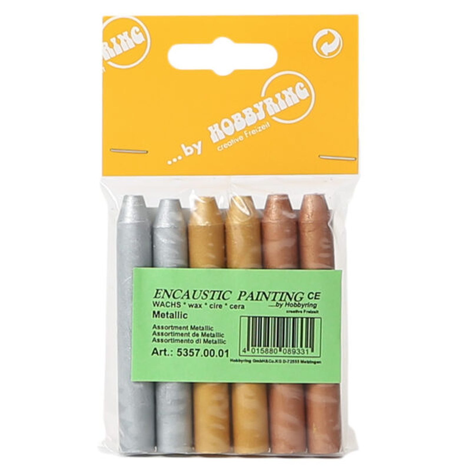 Hobbyring Wachsmalstift Encaustic Wachs-Set - 6 Farben