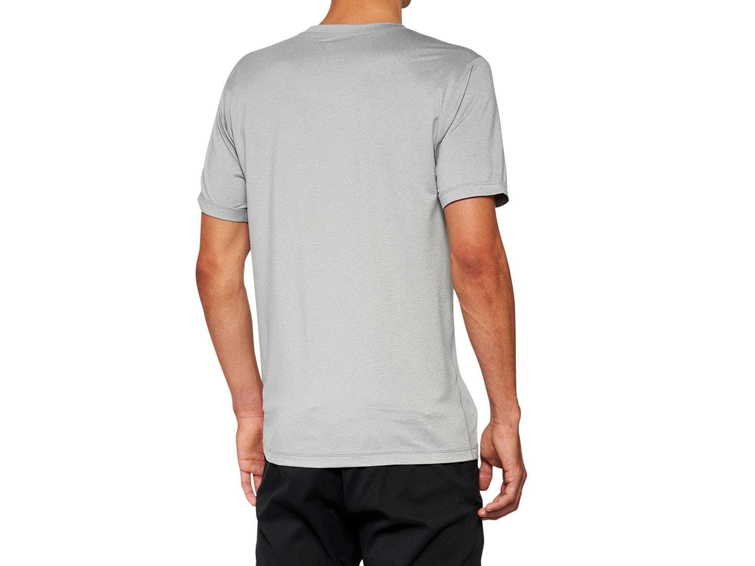 100% T-Shirt T-Shirts 100% Mission Heather T-Shirt (1-tlg) XL- Grey - Athletic