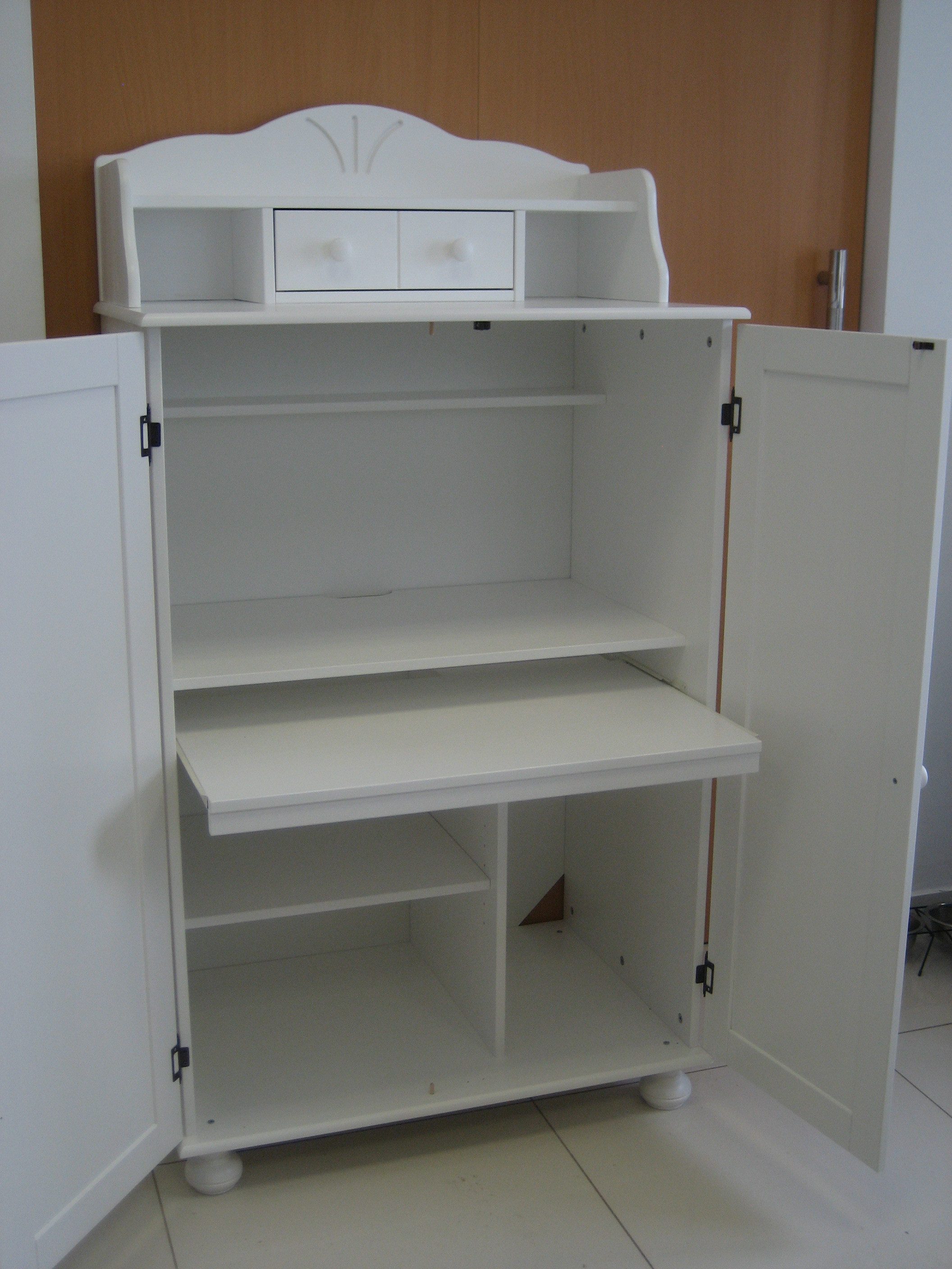 Clever-Moebel Computerschrank PC-Schrank, Sekretär aus Kiefernholz, günstig online kaufen
