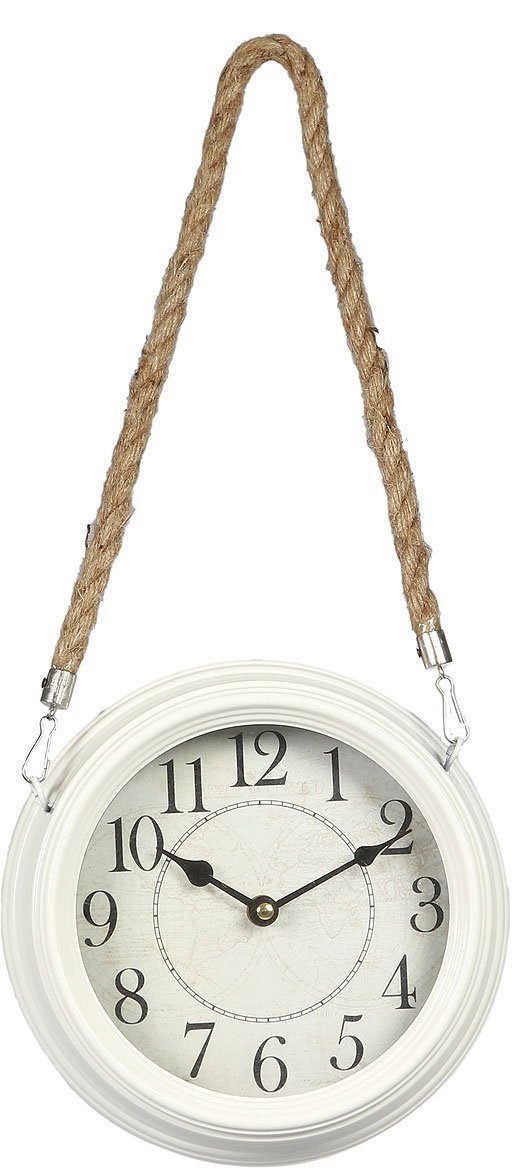 Wanduhr Wanduhr Rope Ambiente Haus 22cm