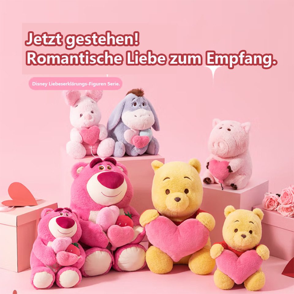 MINISO Kuscheltier Erdbeerbär PigletKuscheltier, Plüschfigur Süße günstig online kaufen