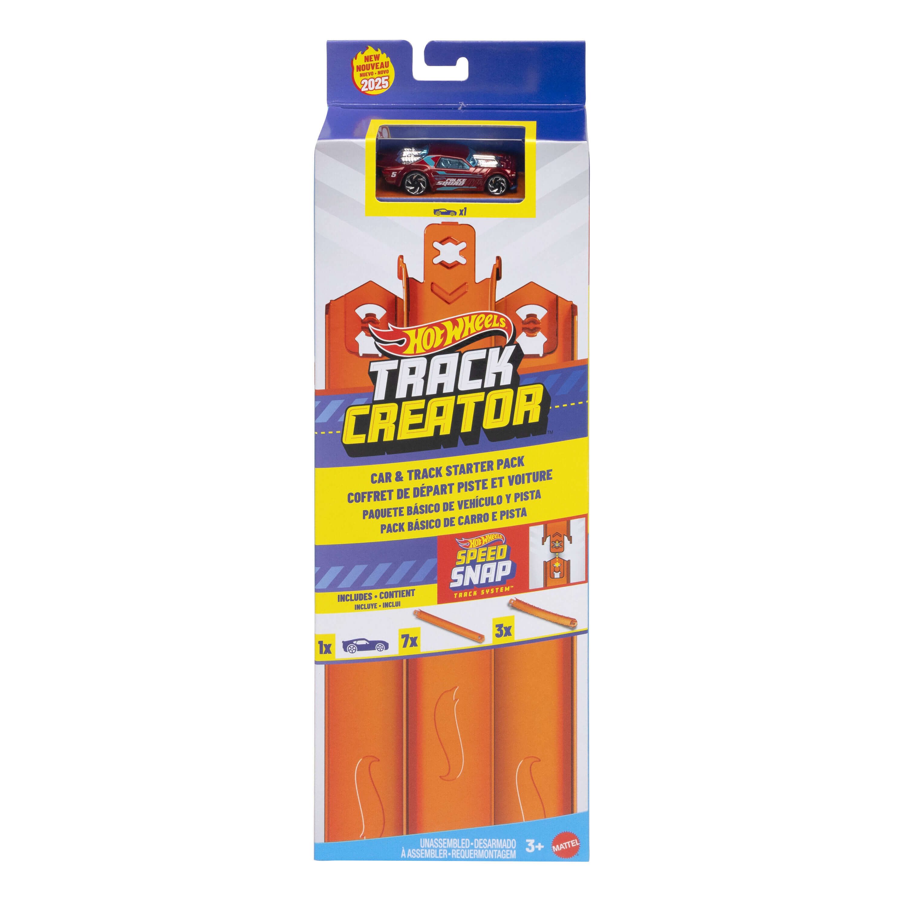 Mattel® Spielzeug-Auto Mattel JDW43 - Hot Wheels Track Creator Track & Car Starter Pack