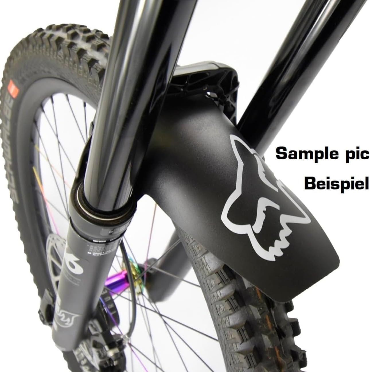 Fox Racing Schutzblech Fox Mud Guard Fahrrad Schutzblech Gabel Fender – Bild 2 von 5