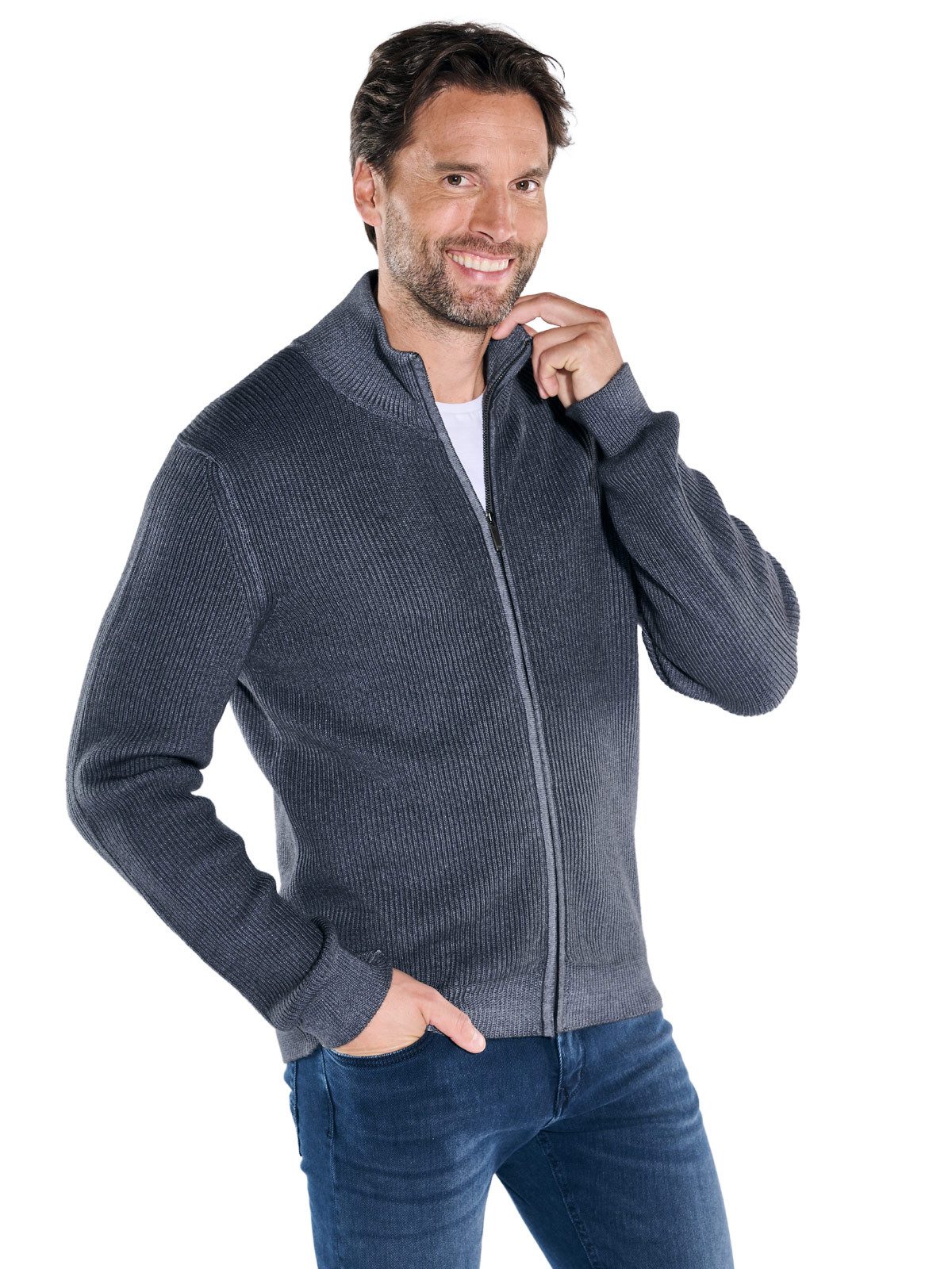 ENGBERS GERMANY Strickjacke ENGBERS GERMANY Herren Strickjacke mit Merinowo günstig online kaufen