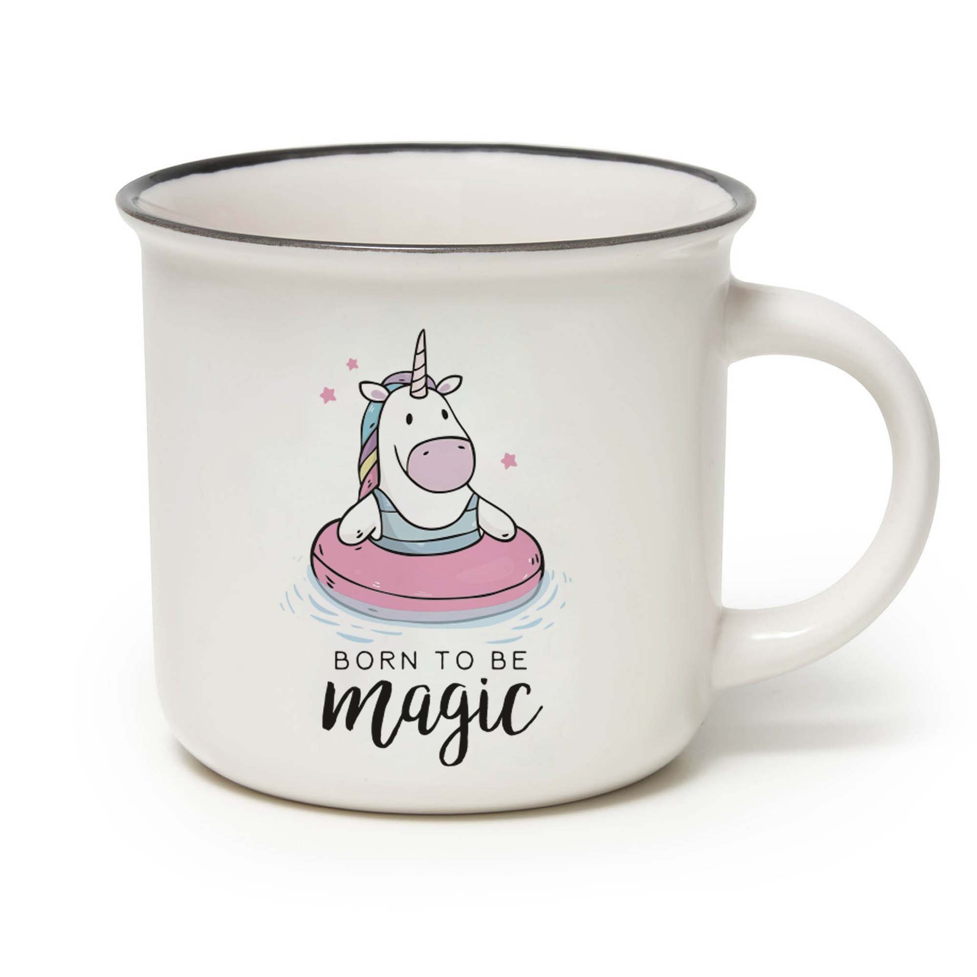 Legami Cappuccinotasse Legami Porzellantasse Trinkbecher Cu-Puccino Unicorn Einhorn