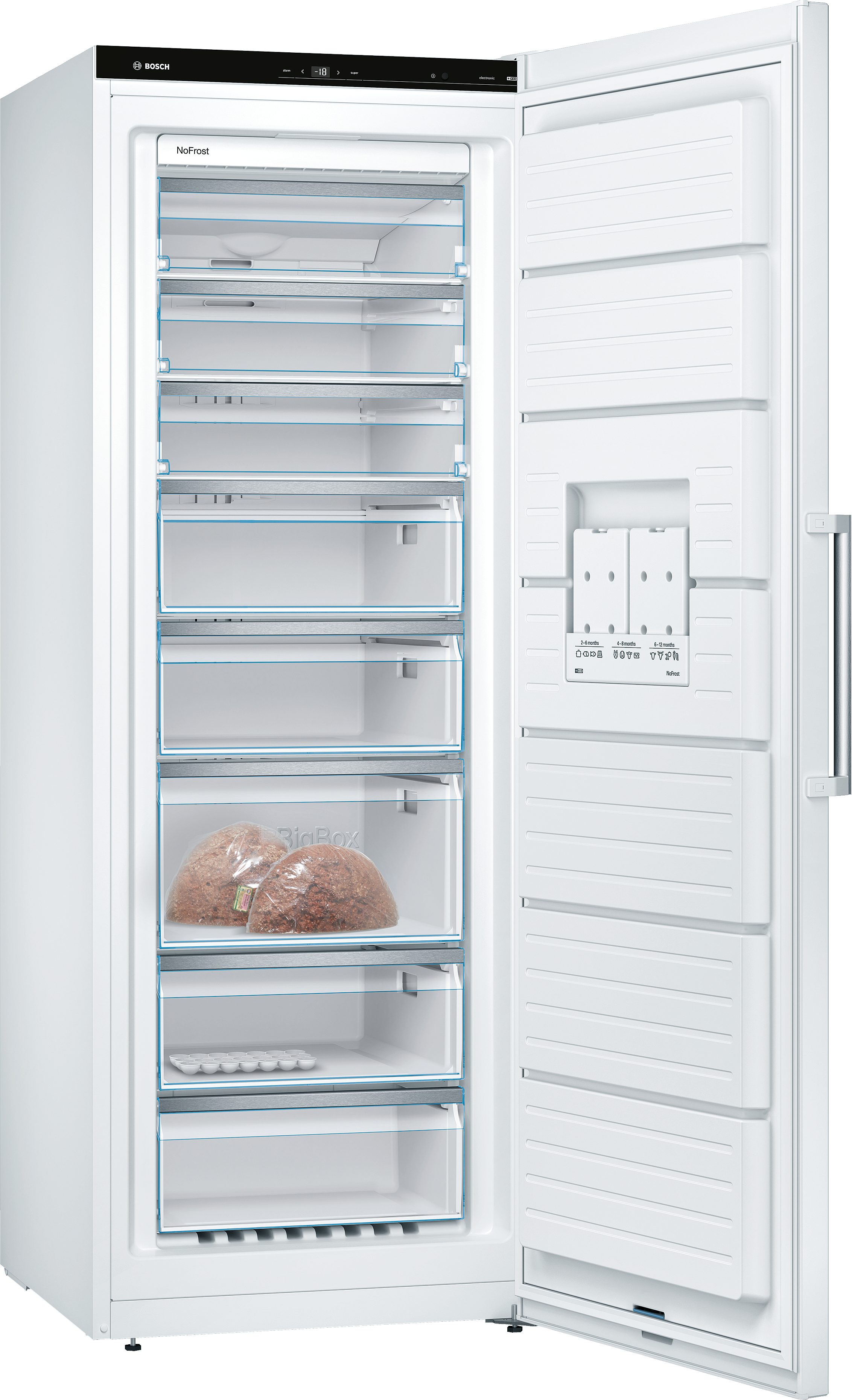 BOSCH Gefrierschrank Serie 6 GSN58DWDV, 191 cm hoch, 70 cm breit