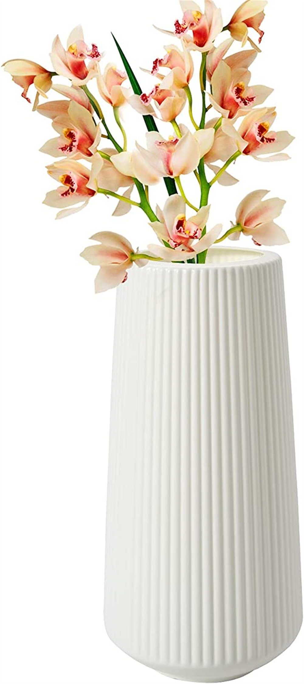 HAMÖWO Dekovase (1 Wohnzimmer Kunststoff Blumenvase St) für Vase Home Deko,Moderne Dekorative