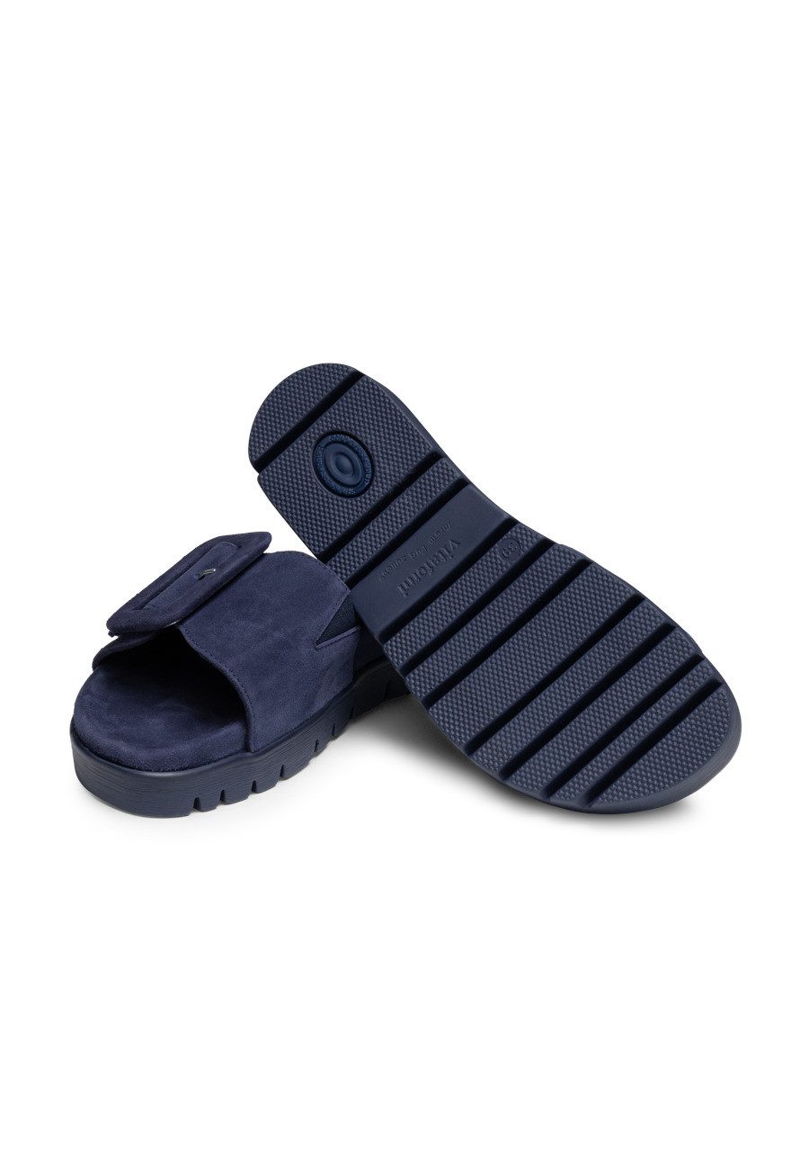 vitaform Damenschuhe Pantolette Samtziege Pantolette