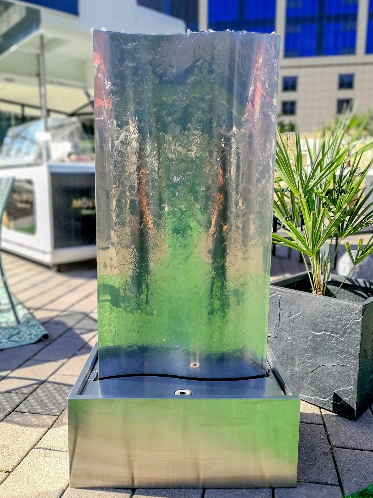 Köhko Gartenbrunnen "Libro " mit LED-Beleuchtung günstig online kaufen