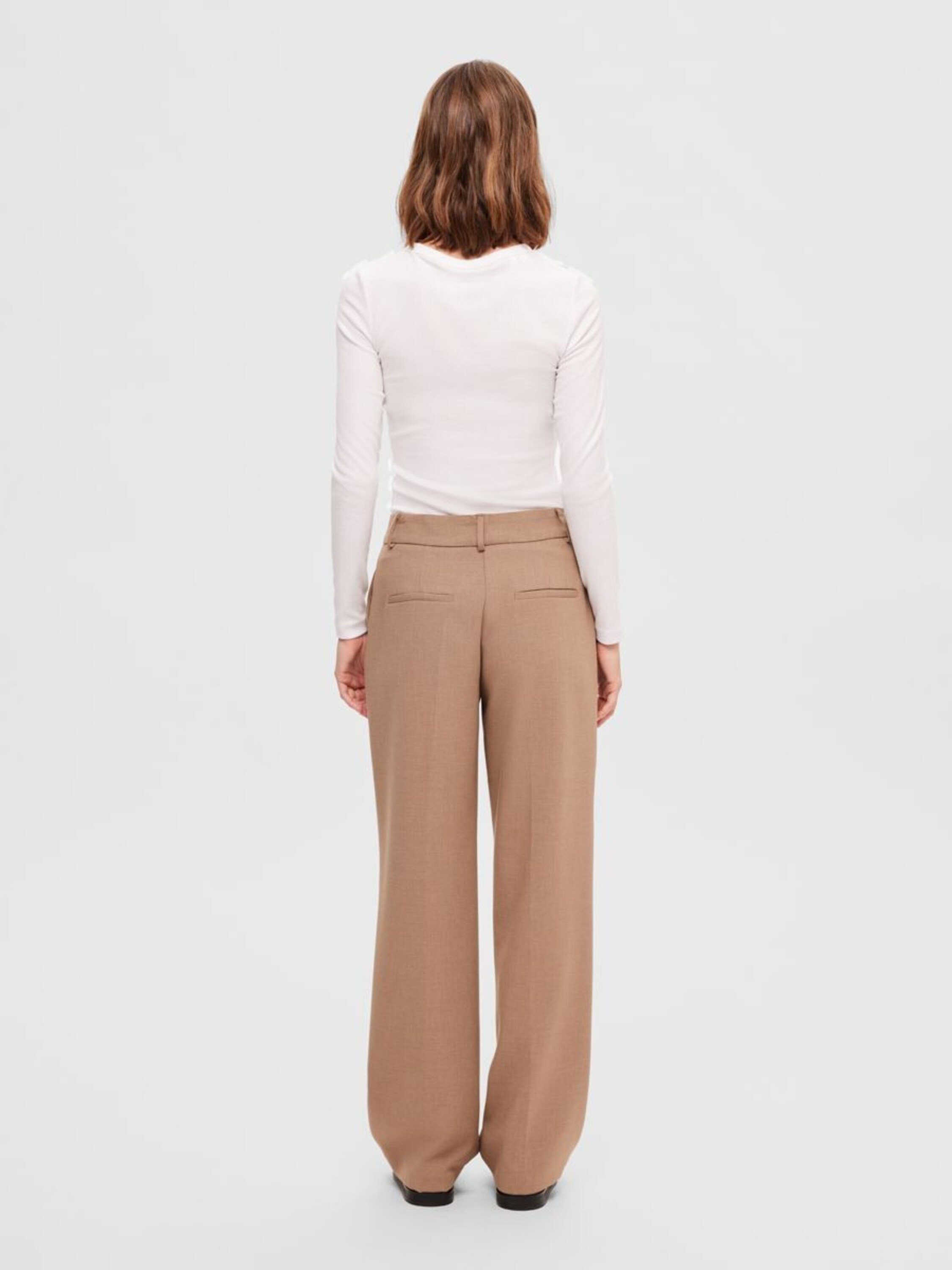 Selected Langarmshirt DIANNA (1-tlg) Plain/ohne Details