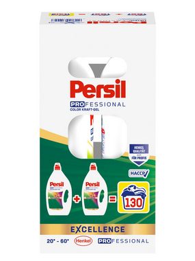 Persil Color Professional Kraft Gel 2x 65 WL (130WL) Colorwaschmittel (Spar-Set, [2-St. Flüssigwaschmittel mit Tiefenrein Technologie)