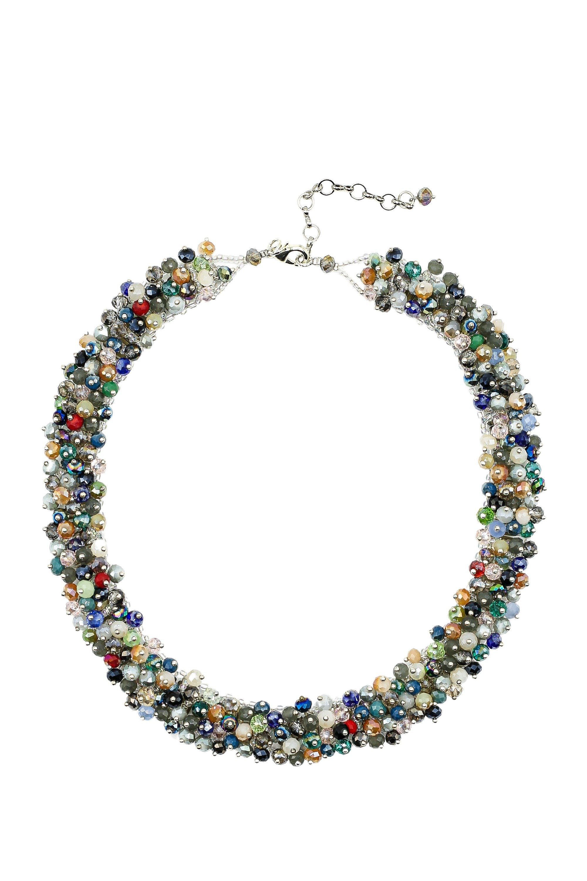 COLLEZIONE ALESSANDRO echten Paris, Kette Anhänger mit Glasperlen mit