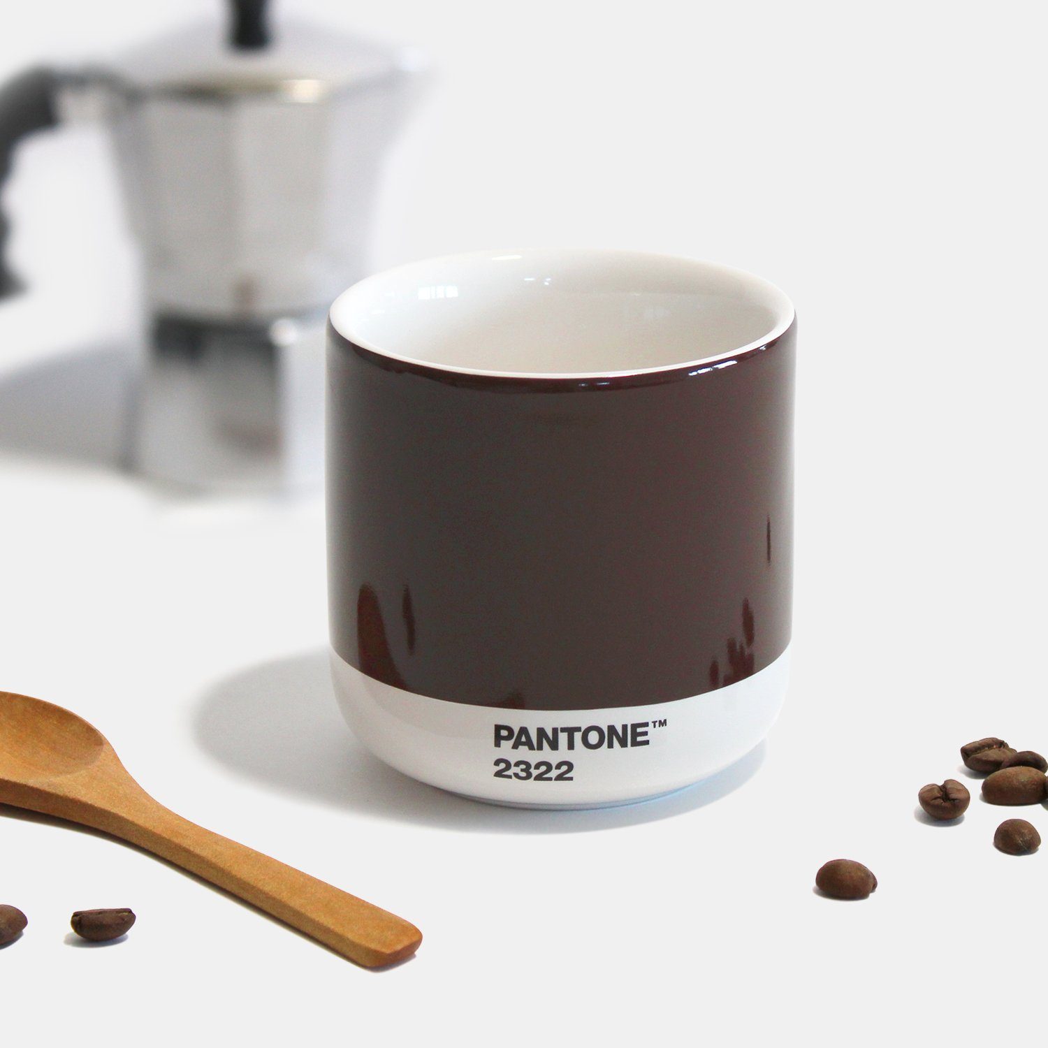 PANTONE Kaffeeservice, Porzellan Thermobecher Cortado, 190ml