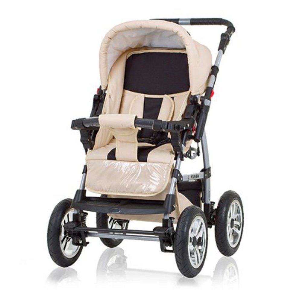 Thumbnail - babies-on-wheels Kombi-Kinderwagen Flash 2 in 1 inkl. Sportsitz und umfangreichem Zubehör in 18 Farben