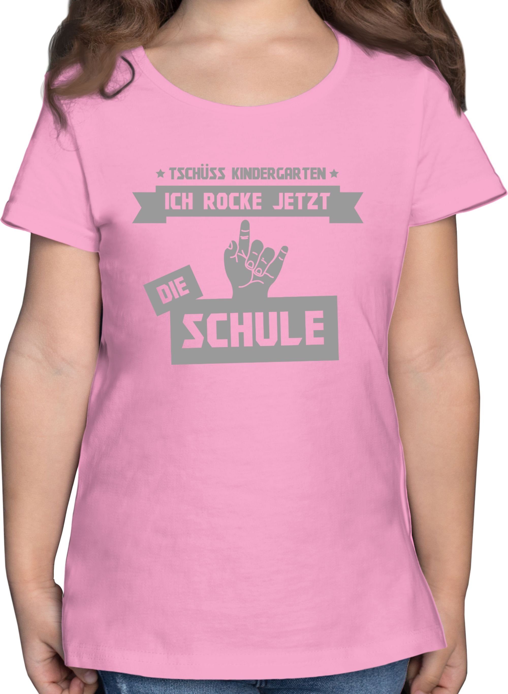 Shirtracer TShirt »Tschüss Kindergarten ich rocke jetzt die Schule