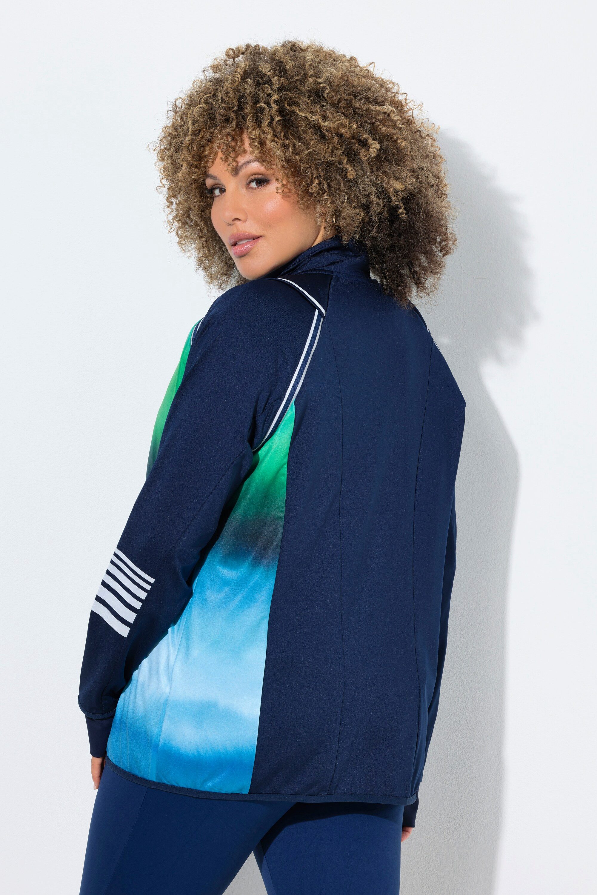 Ulla Popken Sweatjacke 2-in-1-Funktionsjacke Powerstretch
