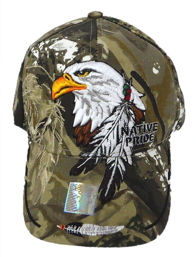 Westernlifestyle Baseball Cap Camouflage bestickt mit oder Adler Wolf